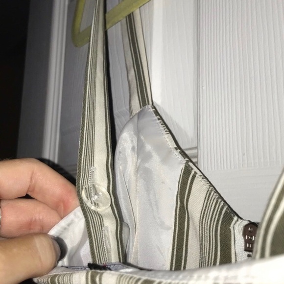 Romeo & Juliet Couture Striped Belted Jumpsuit - Picture 9 of 11